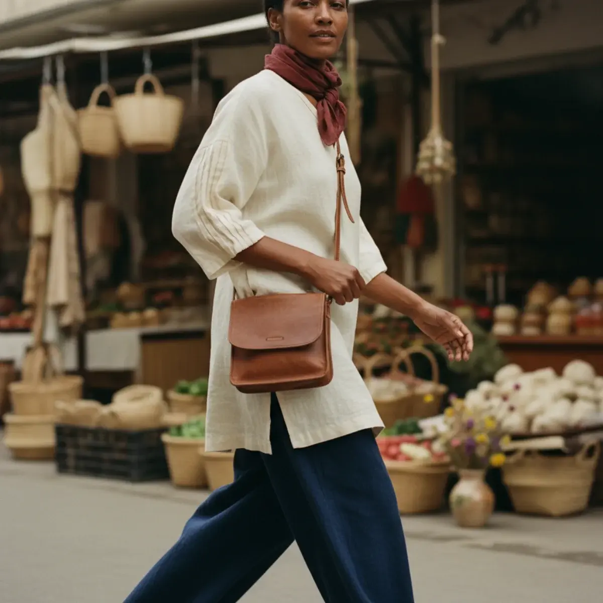 Polished structured bag types: top-handle bag, satchel, and box bag, reading smart-casual to dressy