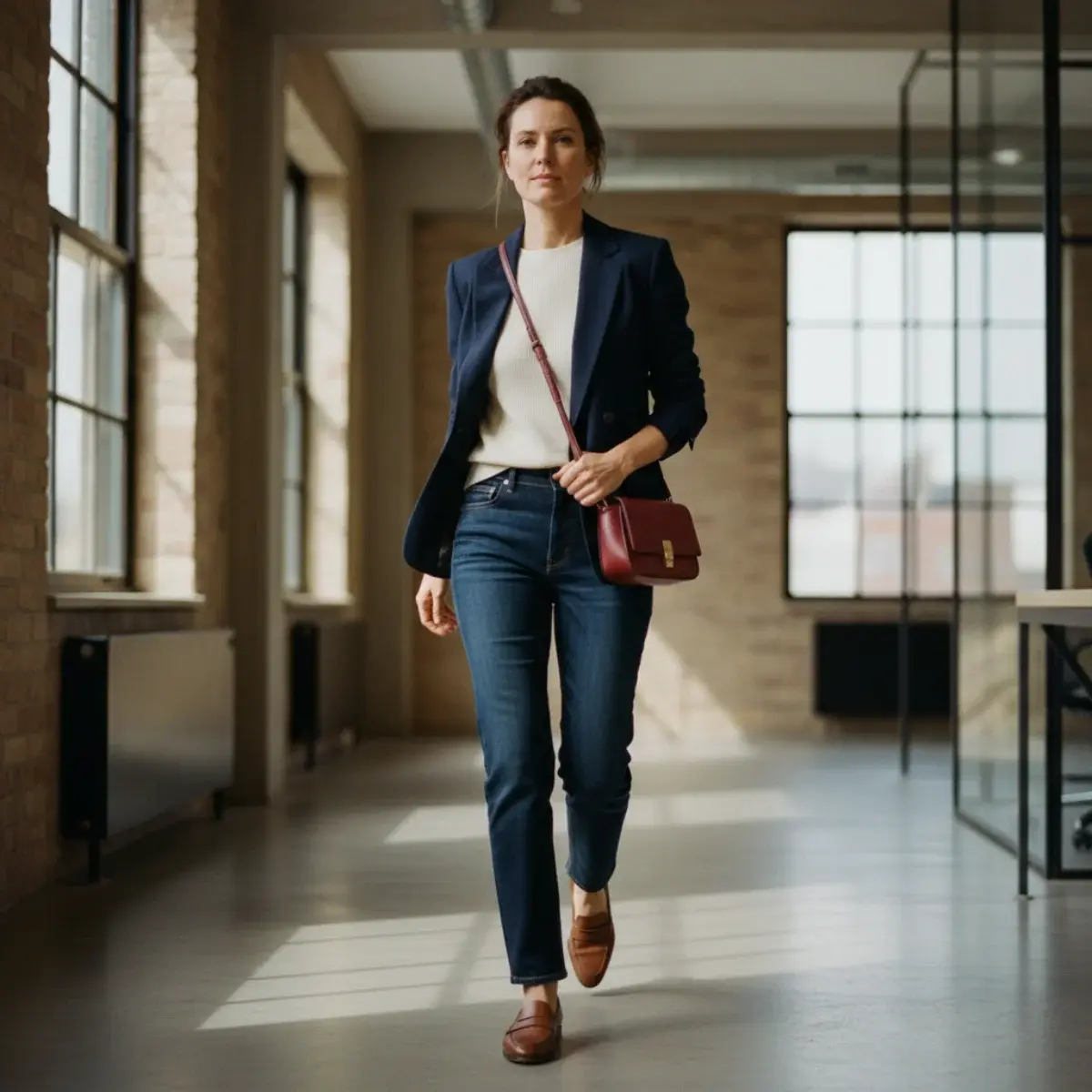 Business Casual Outfits with Jeans: When (and How) Denim Works at Work
