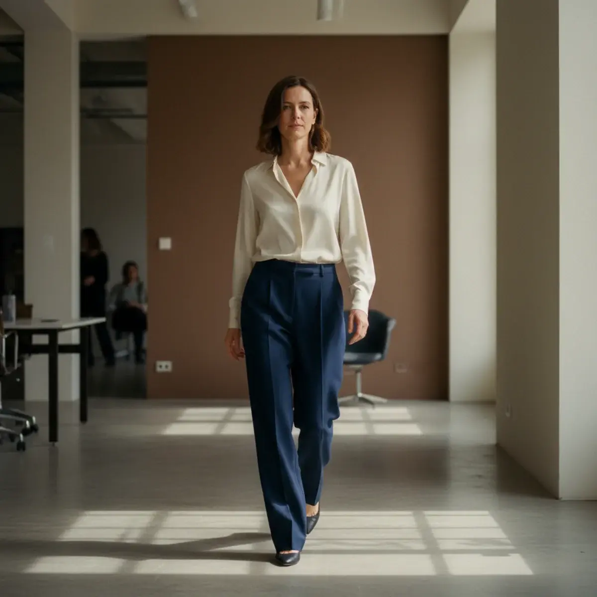 Business casual pieces sorted against non-business-casual items in a clear comparison layout