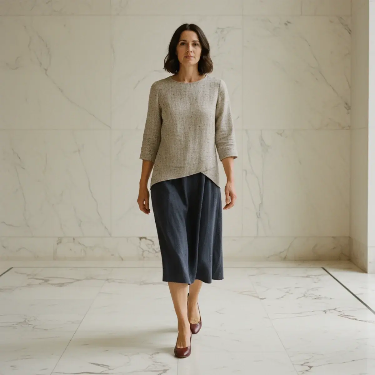 Side-by-side comparison of semi-formal, cocktail, and black-tie women's outfits