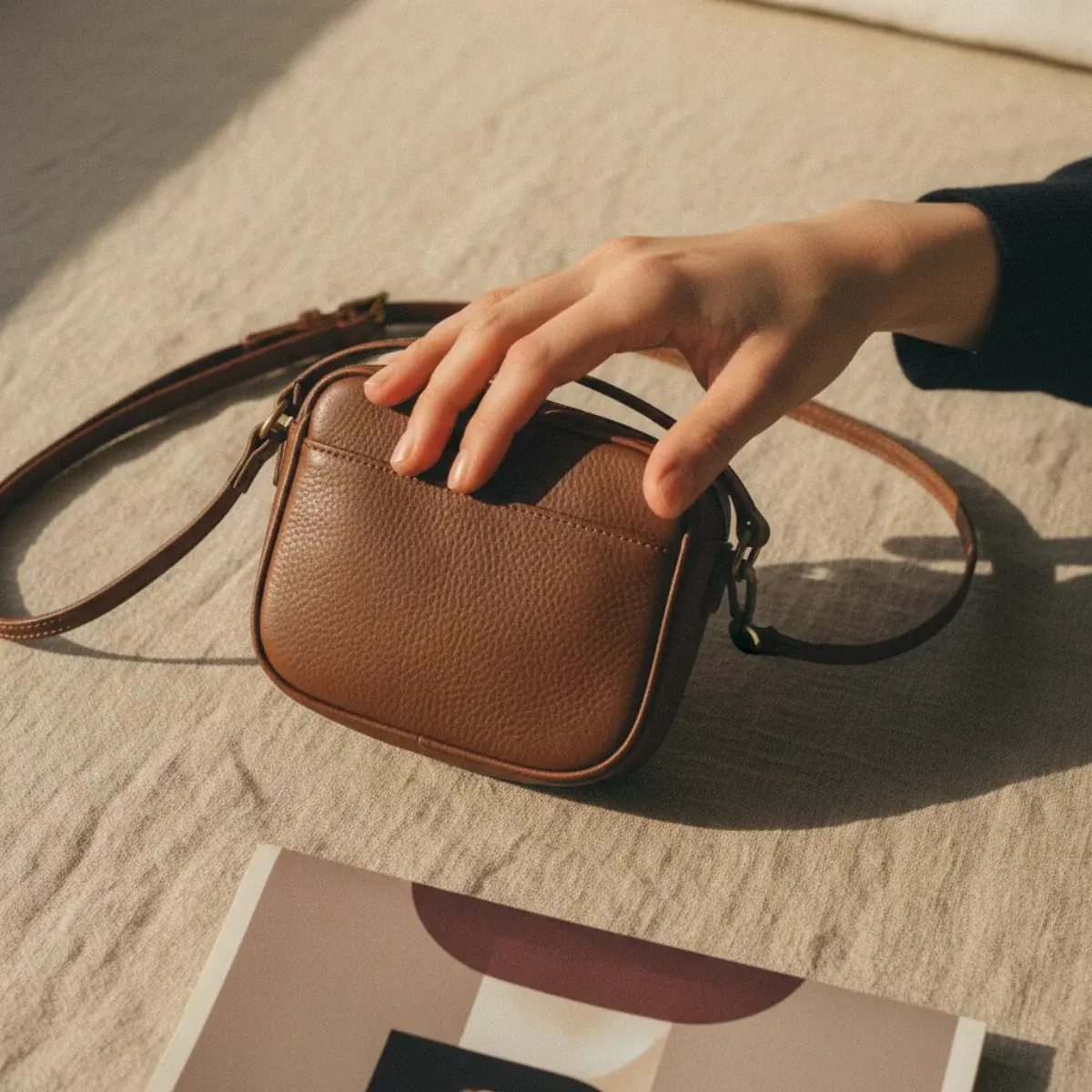 Key dressy casual pieces: a fine-knit dress, silk and satin tops, tailored trousers, dark jeans, heeled boots and mules