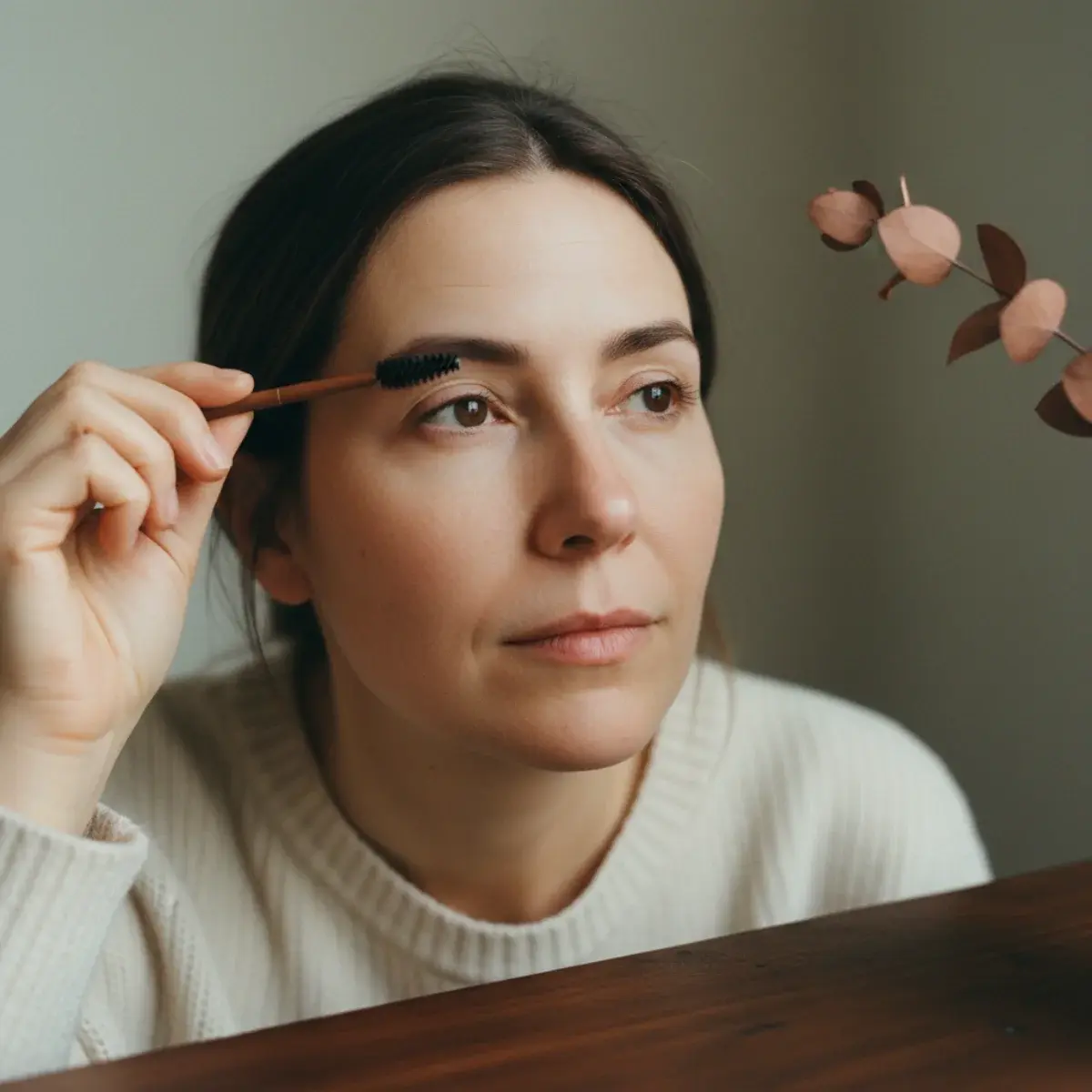 Making makeup last: prepped skin, thin layers, light setting of the T-zone, and blotting rather than adding