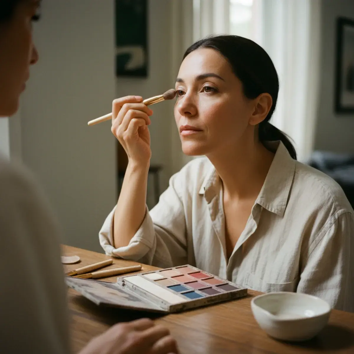 Choosing eyeshadow colours: a versatile neutral palette, and accent colours that flatter different eye colours