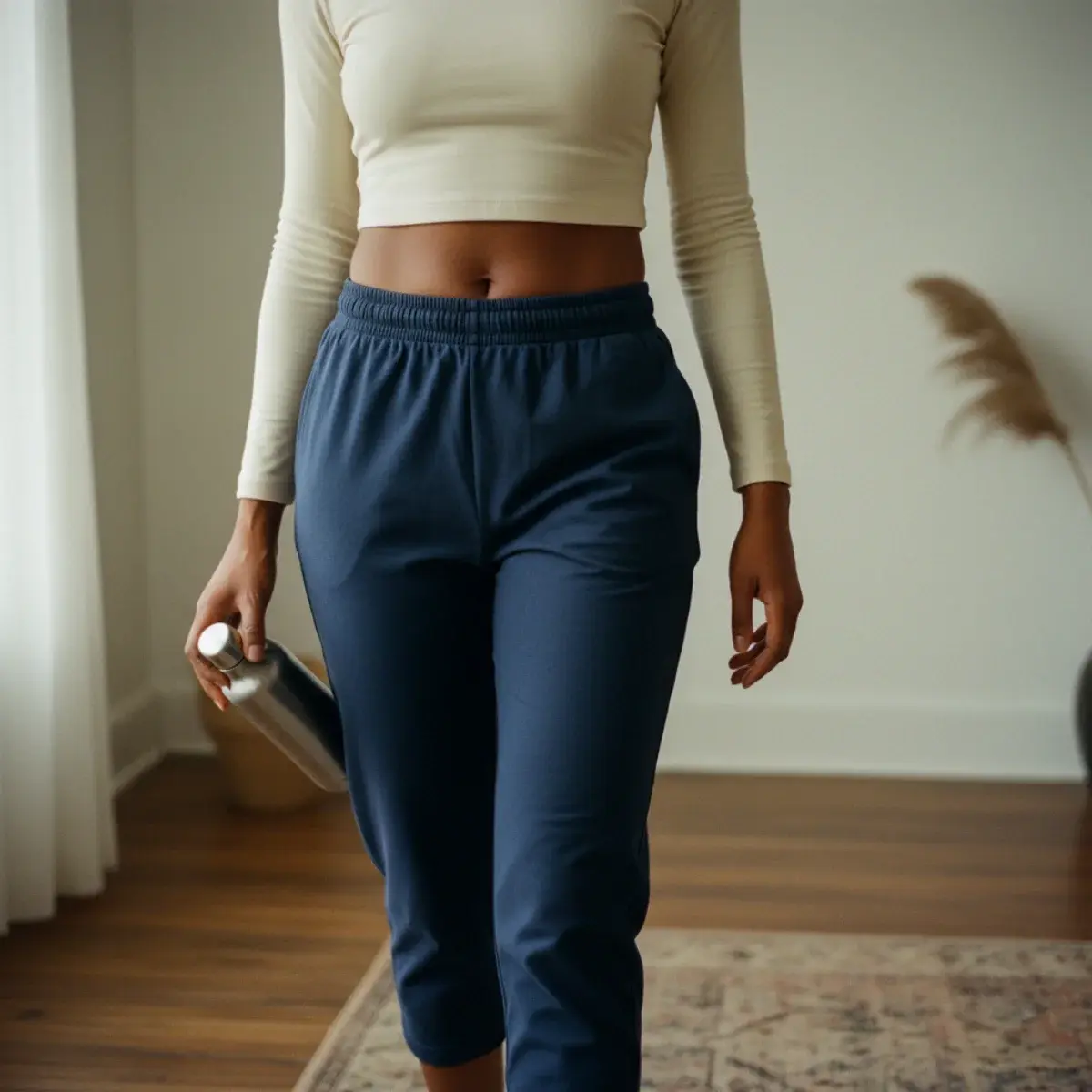The all-black gym outfit