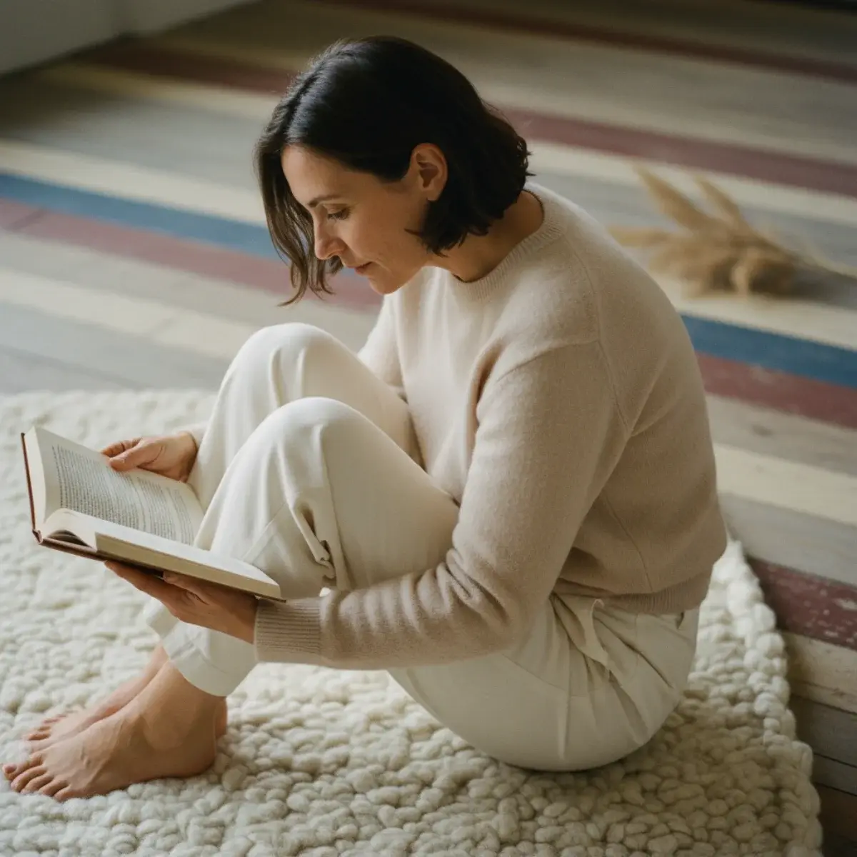 The fine-knit dress