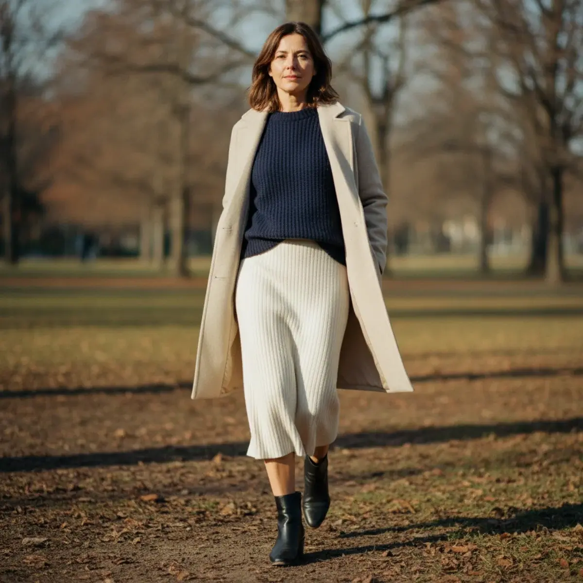 Ankle boots with jeans: cropped jeans ending at the boot, straight jeans cuffed, skinnies tucked in