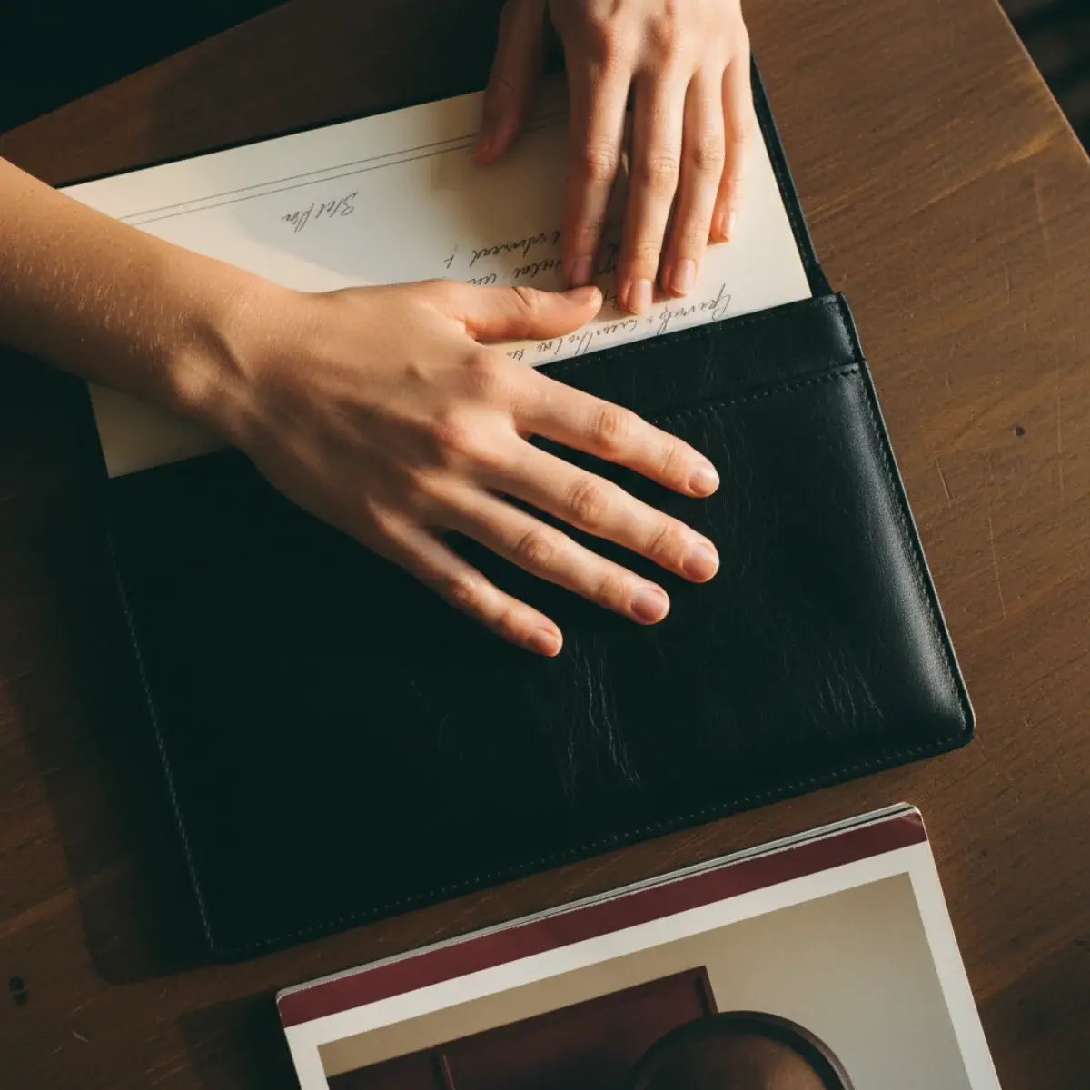 Interview details: a tailored blazer fit, polished leather shoes, minimal jewellery, and a structured bag
