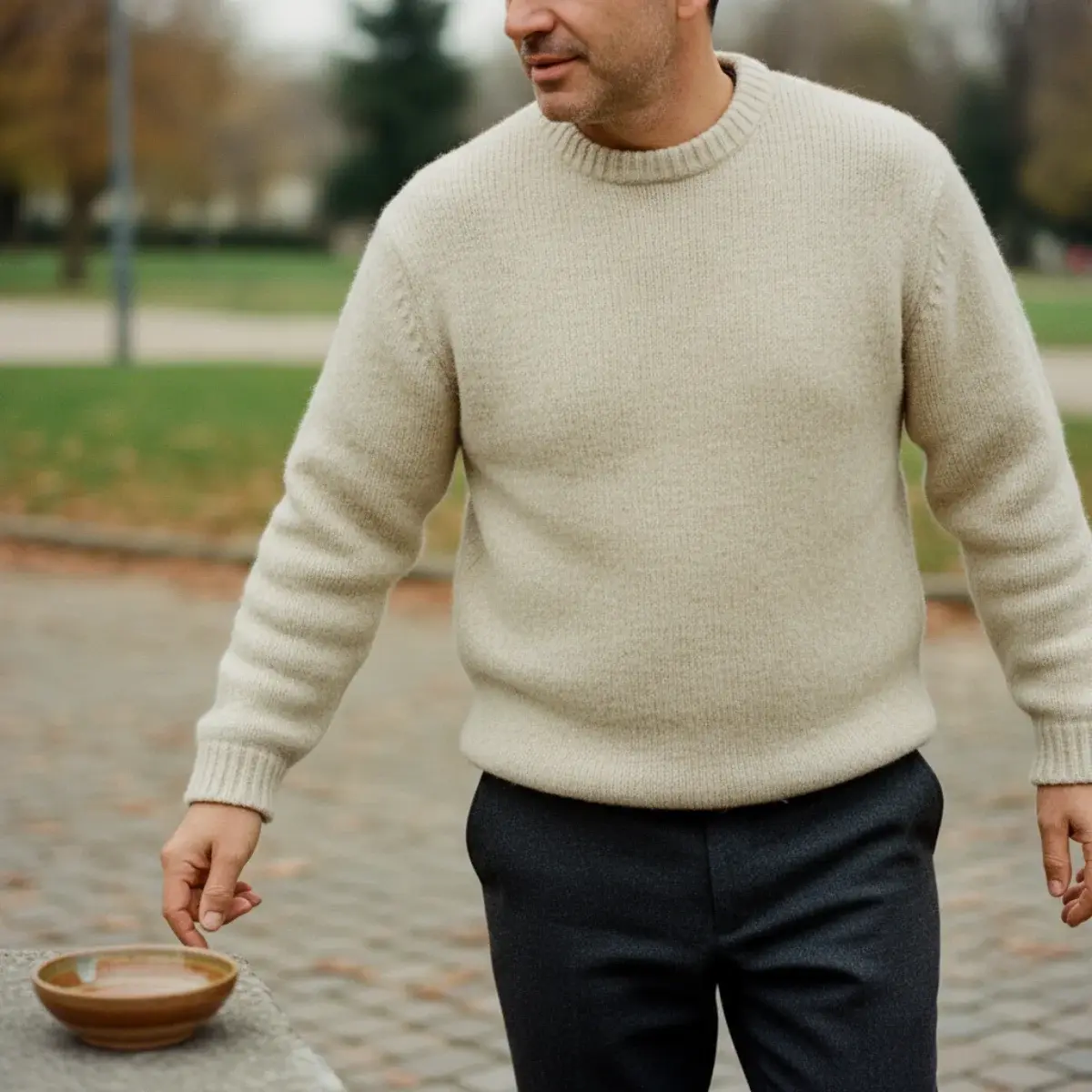 The barbour-style waxed jacket