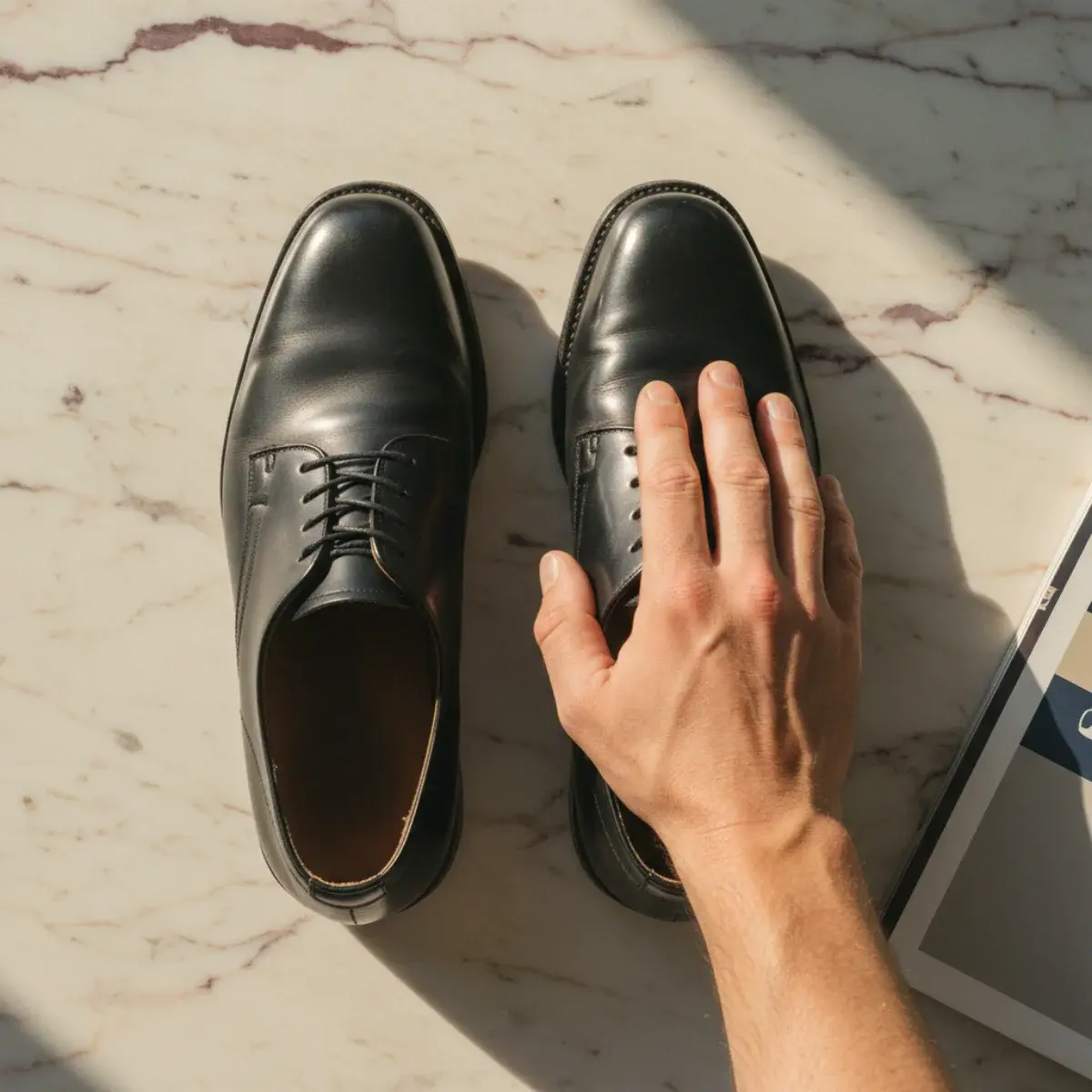 The black or oxblood oxford or derby