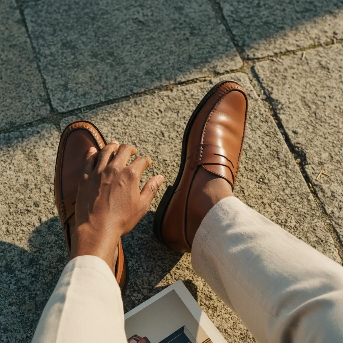 The polo with structured trouser