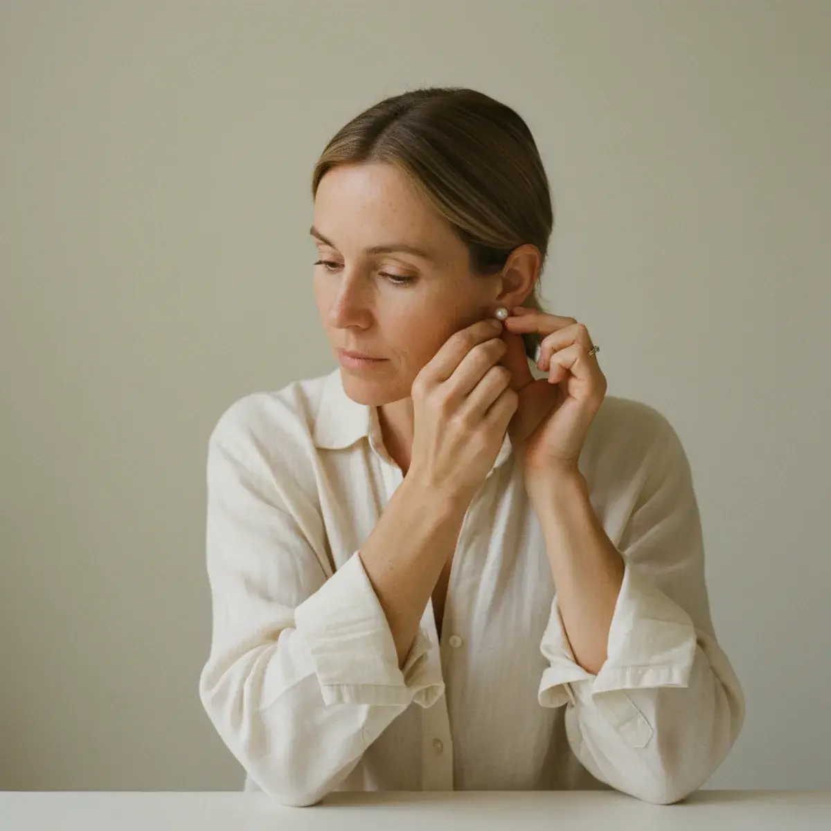 Choosing and caring for pearls: versatile white studs and strand, putting pearls on last, gentle separate storage