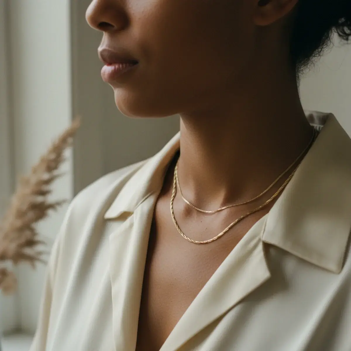 High-street quiet luxury pieces: COS wool coat, Uniqlo cashmere knit, Massimo Dutti trousers in neutral tones
