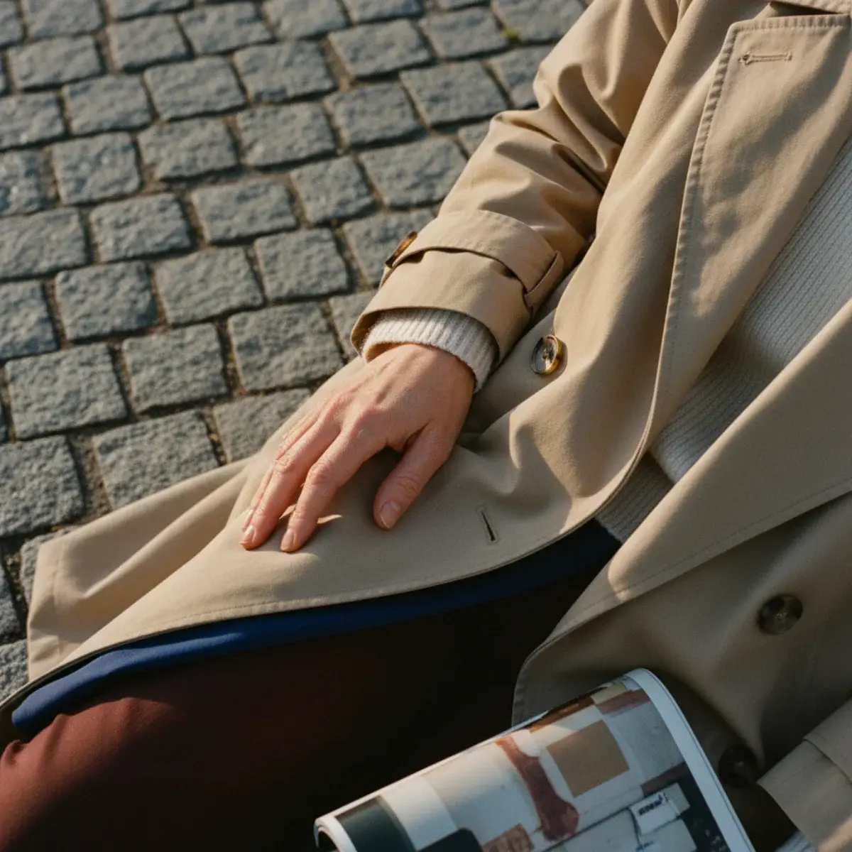 The lightweight blazer and jean