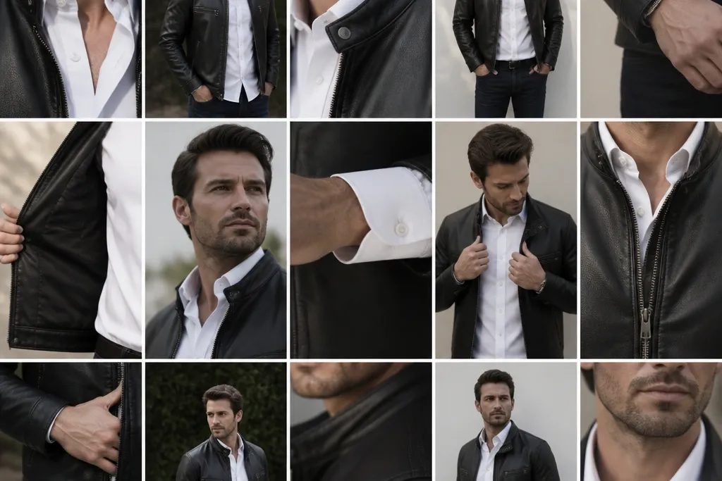 15 leather jacket and white shirt mistakes I fixed