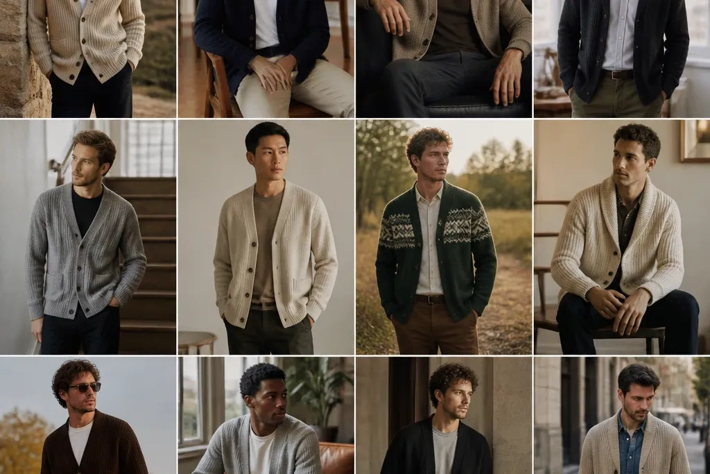 12 Cardigan Sweater Outfits for Men - Cozy Ideas
