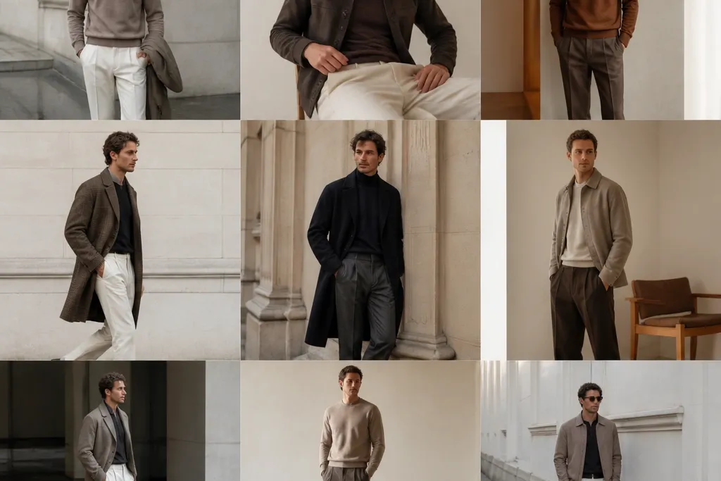 Modern Minimalist Classy Fall Outfits for Men