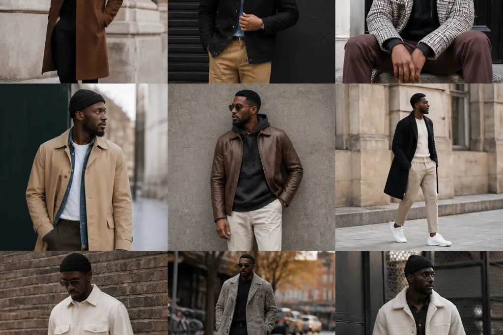 Creative Fall Outfits for Black Men