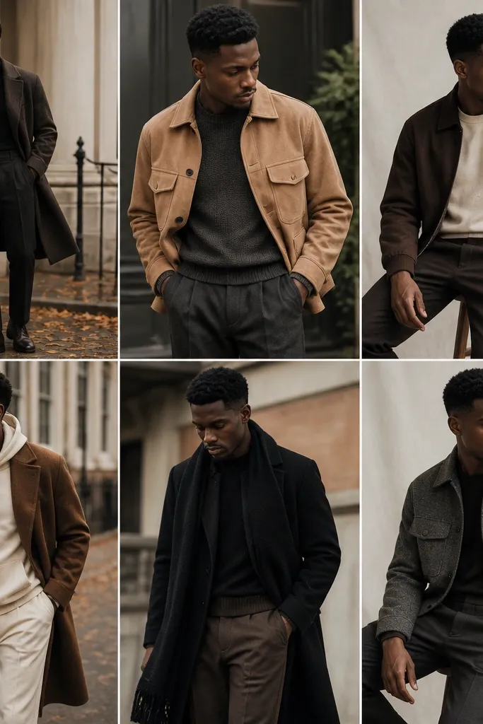 Creative Fall Outfits for Black Men