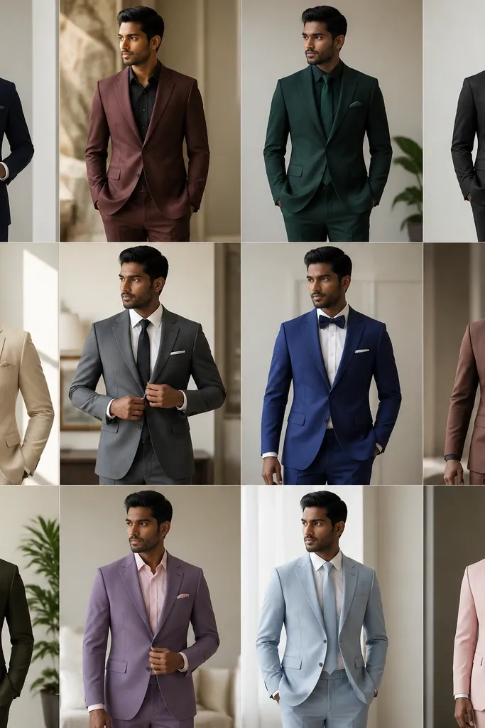 20 formal dresses for dusky men beautiful colors