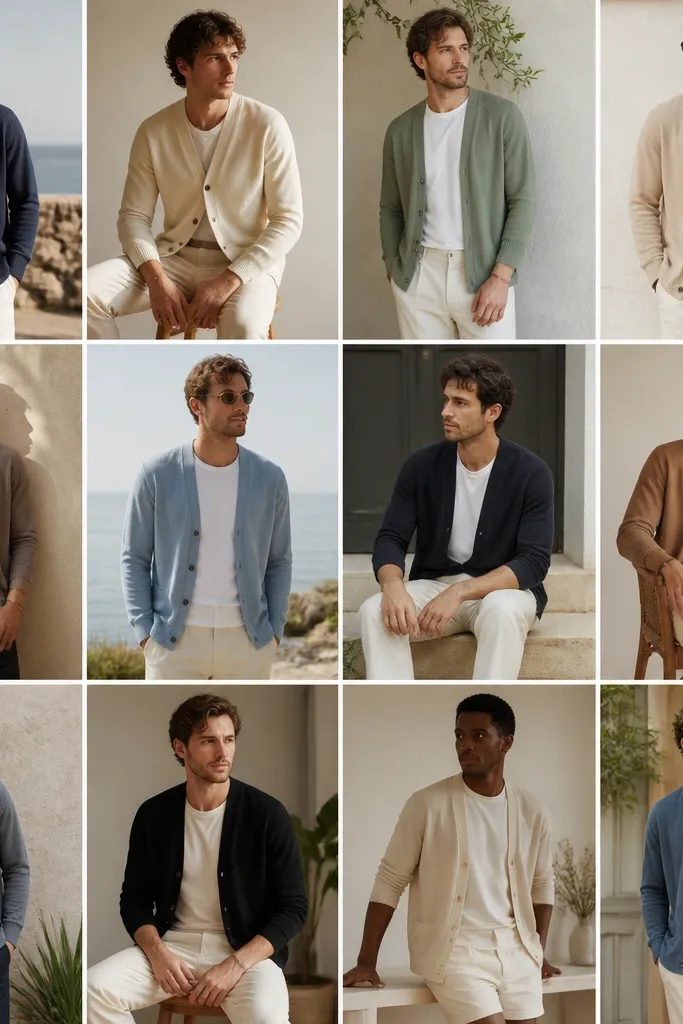 12 Summer Cardigan Outfits for Men - Easy Looks