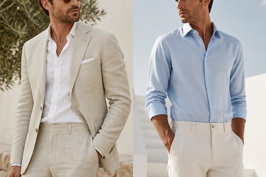 Linen vs Cotton Summer Formal Looks for Men