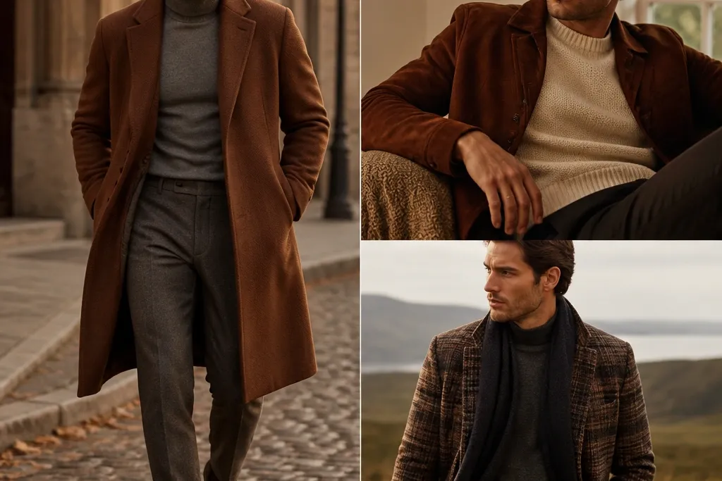 Cozy Luxe Fall Outfits for Men