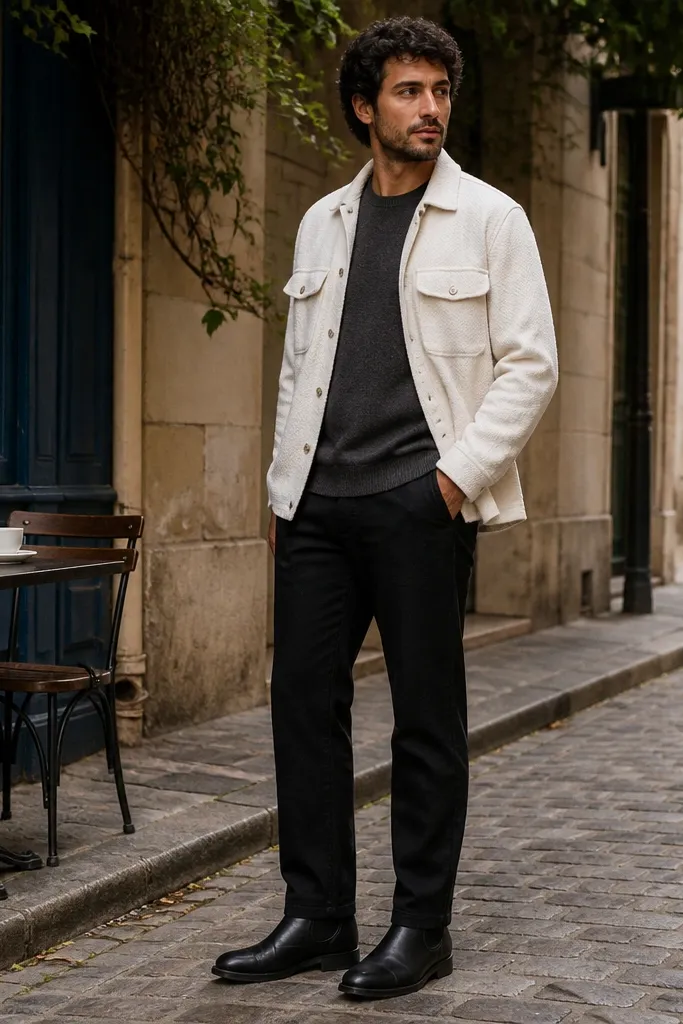 Black Chelsea Boots Outfits for Men
