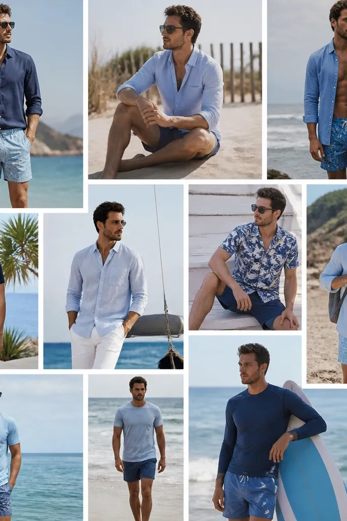 11 Blue Beach Outfits for Men - Cool and Stylish