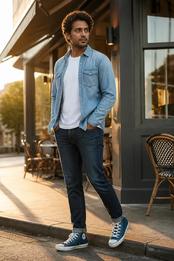 20 Blue Converse Outfits for Men - Simple Ideas
