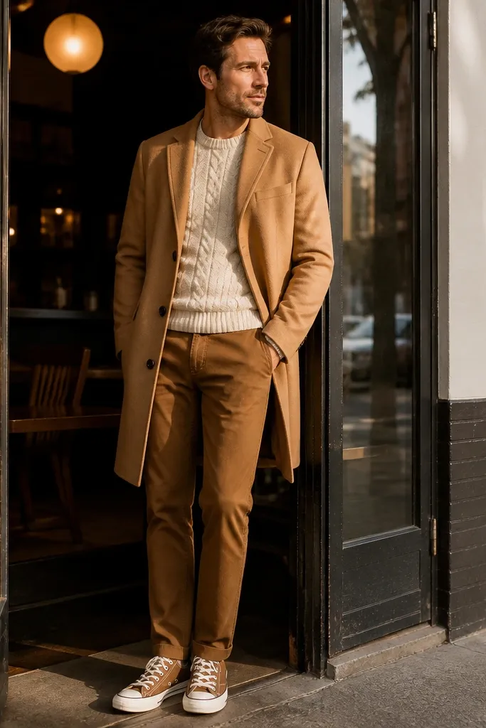 15 Brown Converse Outfits for Men - Classy Looks