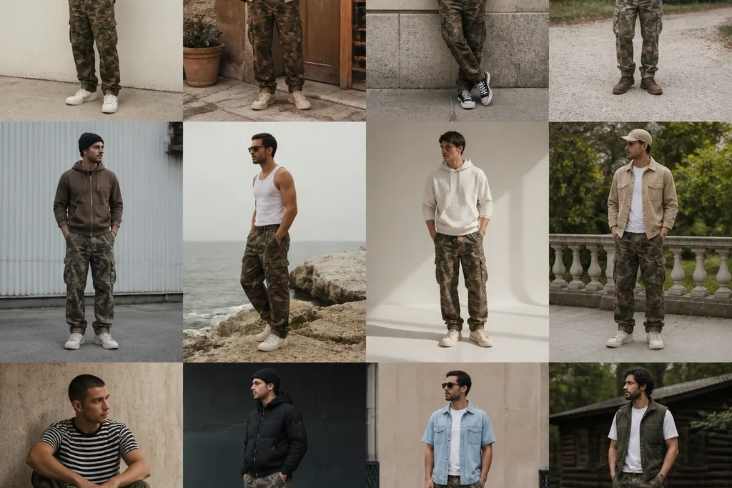 12 Camo Cargo Pants Outfits for Men