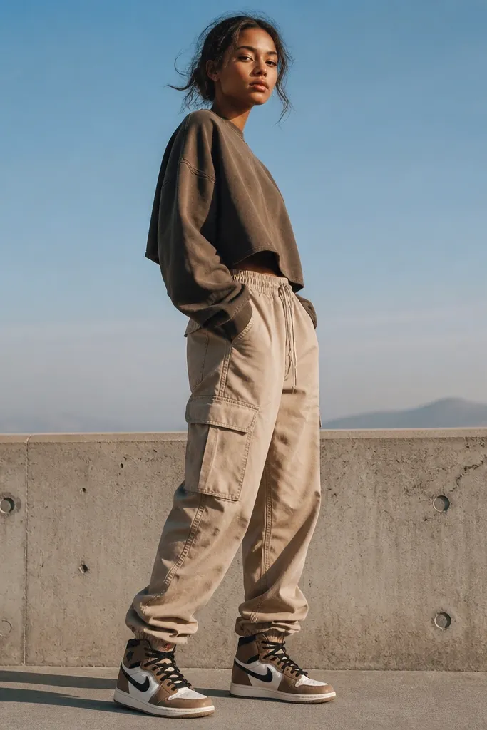 Cargo Pants and Jordans Outfits