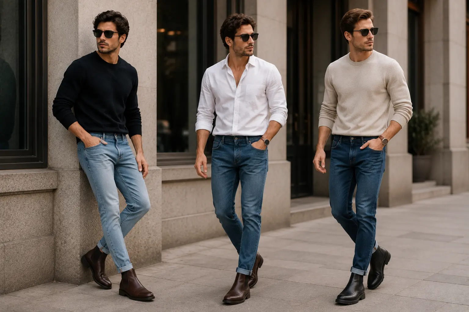 Chelsea Boots and Jeans Outfits