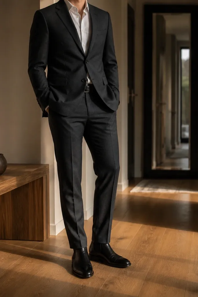 Formal Chelsea Boots Outfit Steps