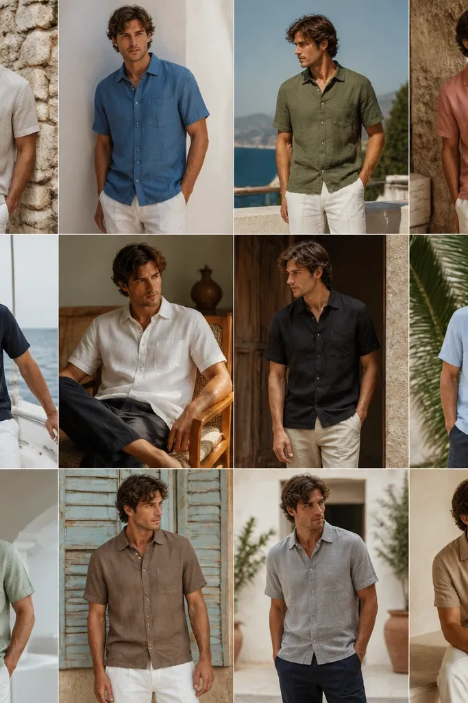 12 Linen Polo Shirt Outfits for Men