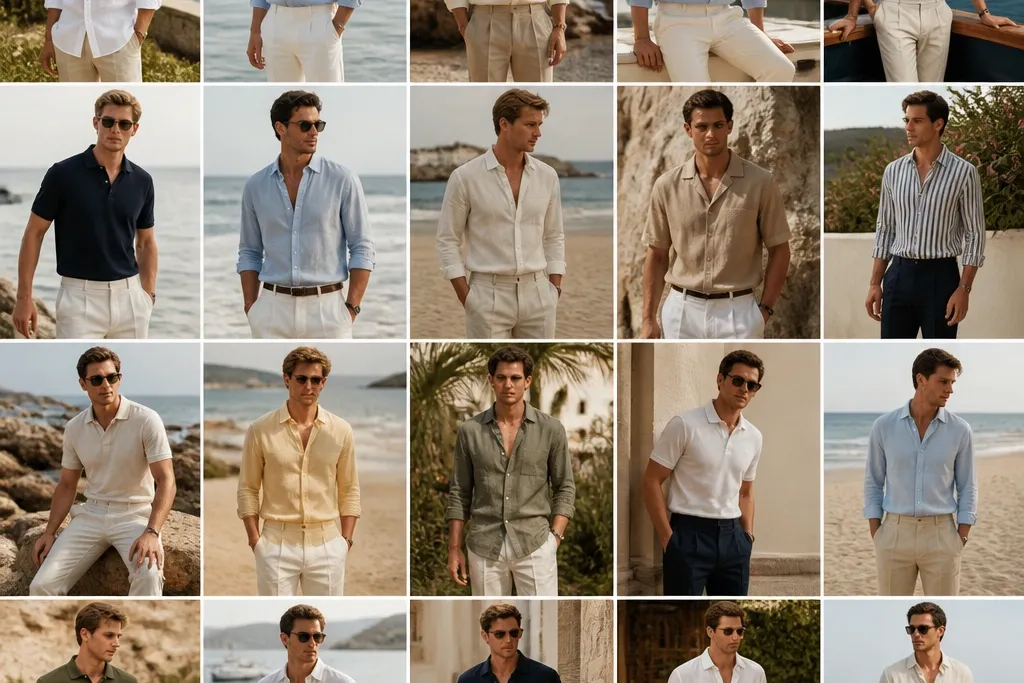 20 Old Money Beach Outfits for Men - Linen vs Cotton