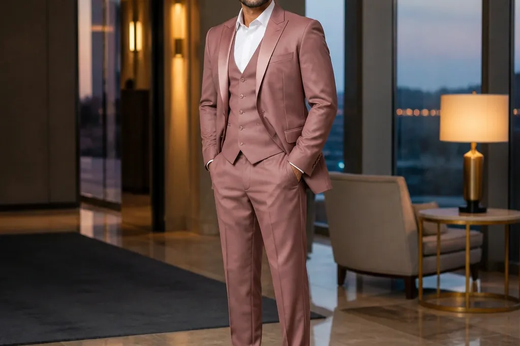 15 Pink Three-Piece Suits for Men