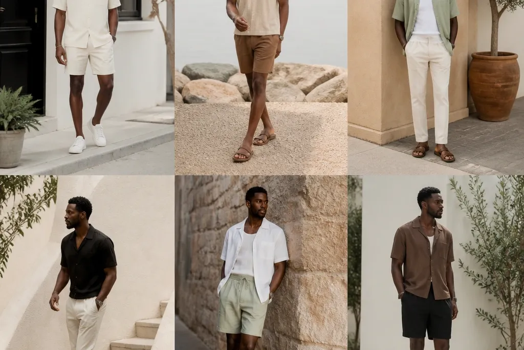 Budget summer fits for Black men that look put together