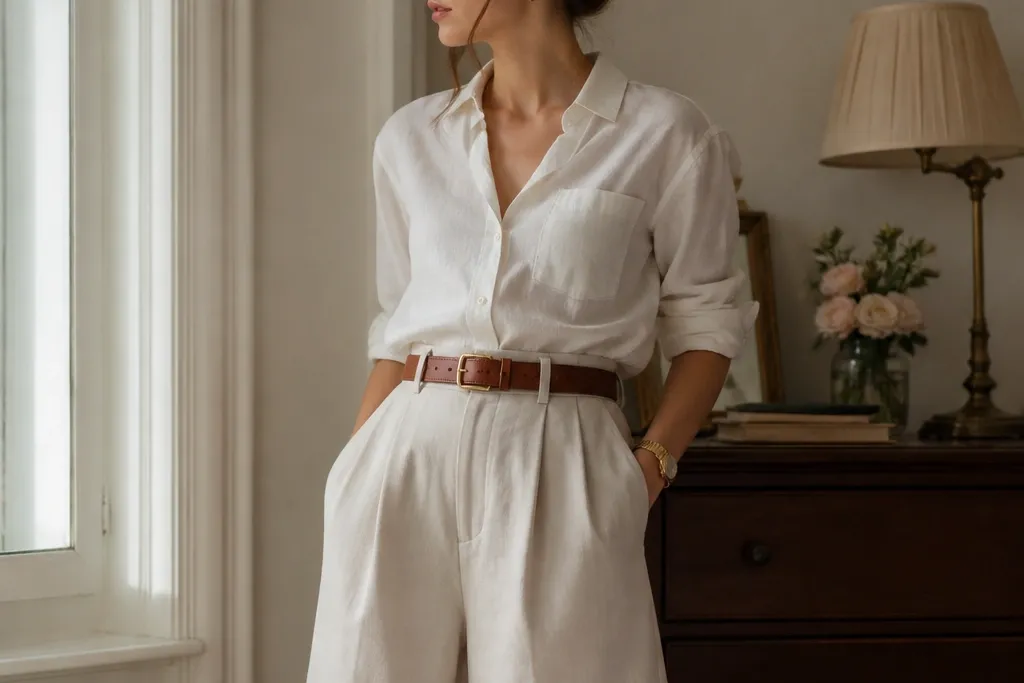 Renters-friendly old money summer fits, linen vs cotton