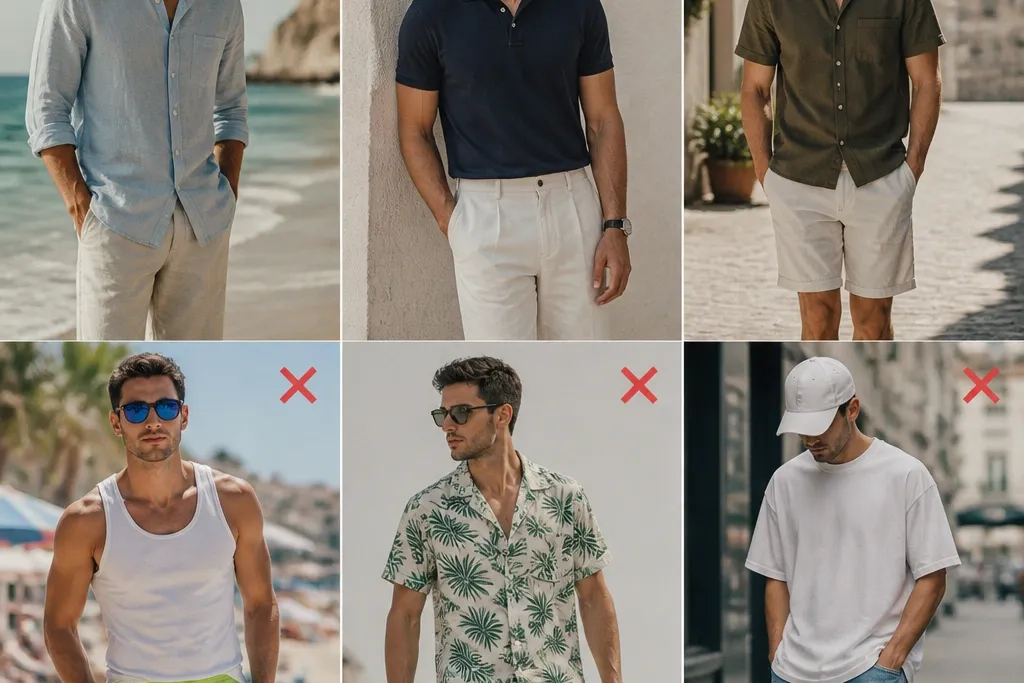 Summer aesthetic fits for men mistakes to avoid