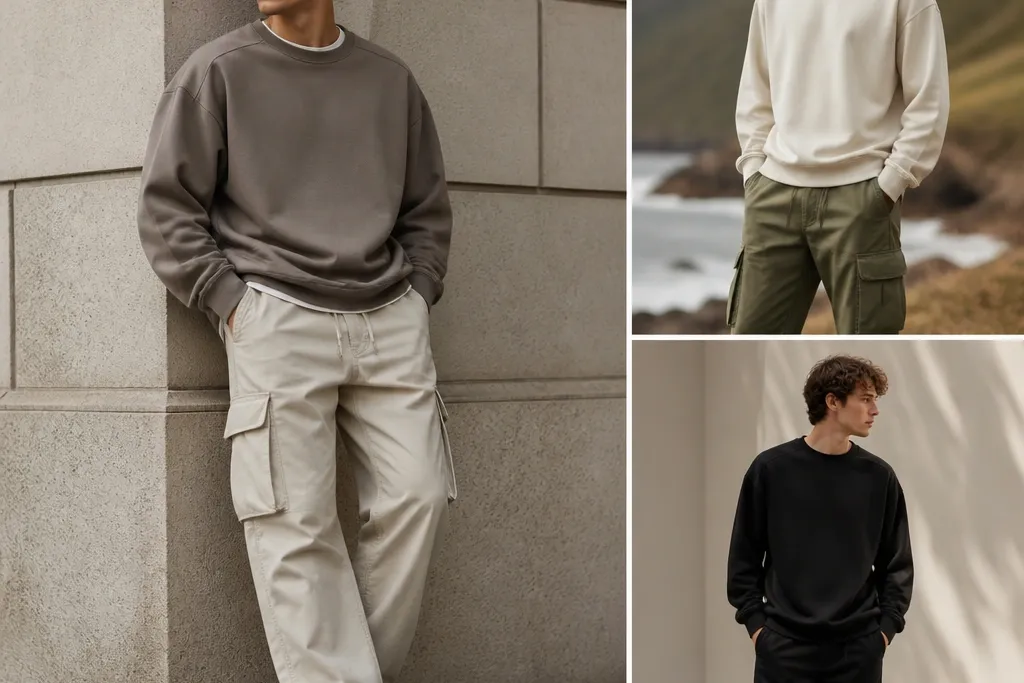 Sweatshirt Cargo Outfits