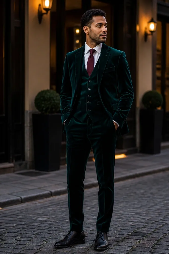 15 Velvet Three-Piece Suits for Men