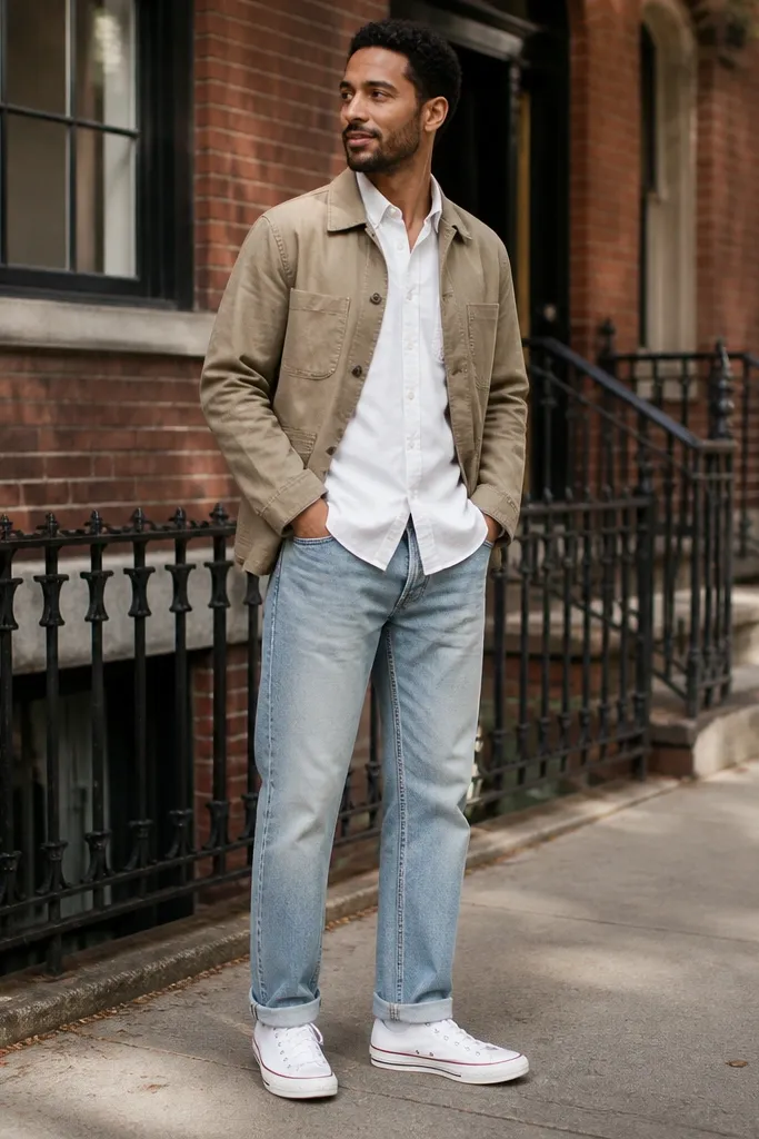 25 White Converse Outfits for Men - Easy Street Looks