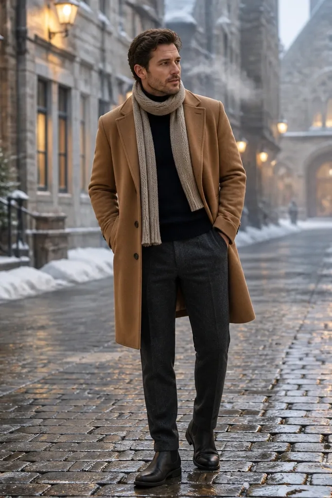 Winter Chelsea Boots Outfits for Men